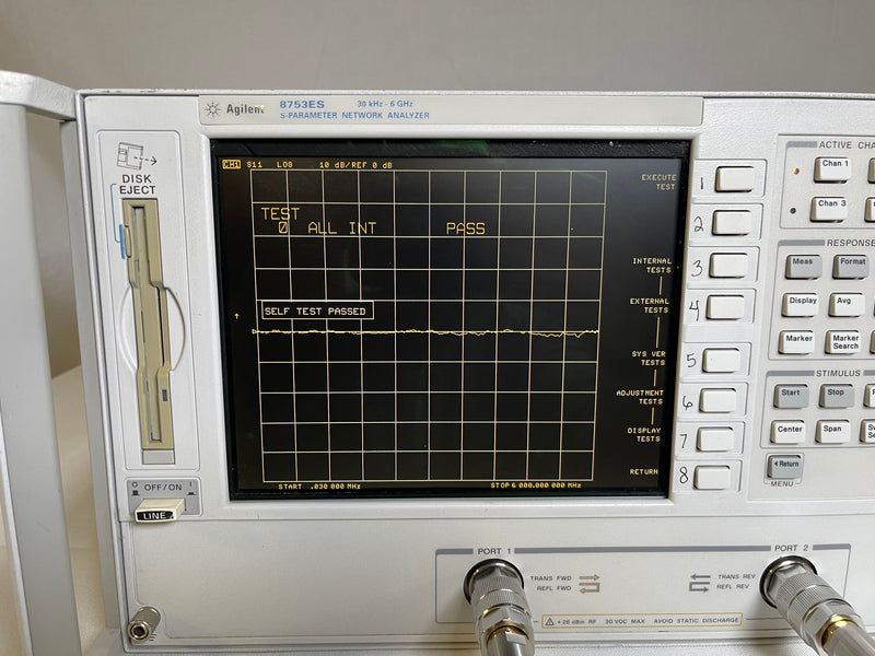 Agilent 8753 ES S Parameter Network Analyzer