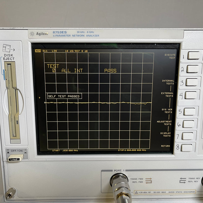 Agilent 8753 ES S Parameter Network Analyzer