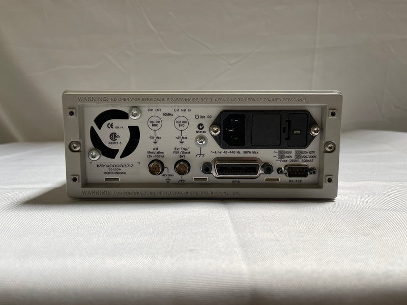 Agilent 33120 A Function / Arbitrary Waveform Generator