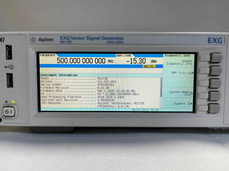 Agilent N 5172 B EXG Vector Signal Generator