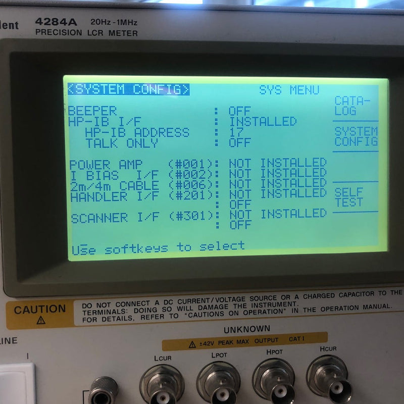 Agilent 4284 A Precision LCR Meter