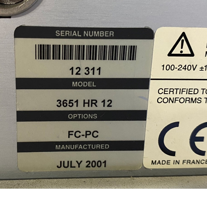 Photonetics Walics 3651 HR 12 Optical Spectrum Analyzer