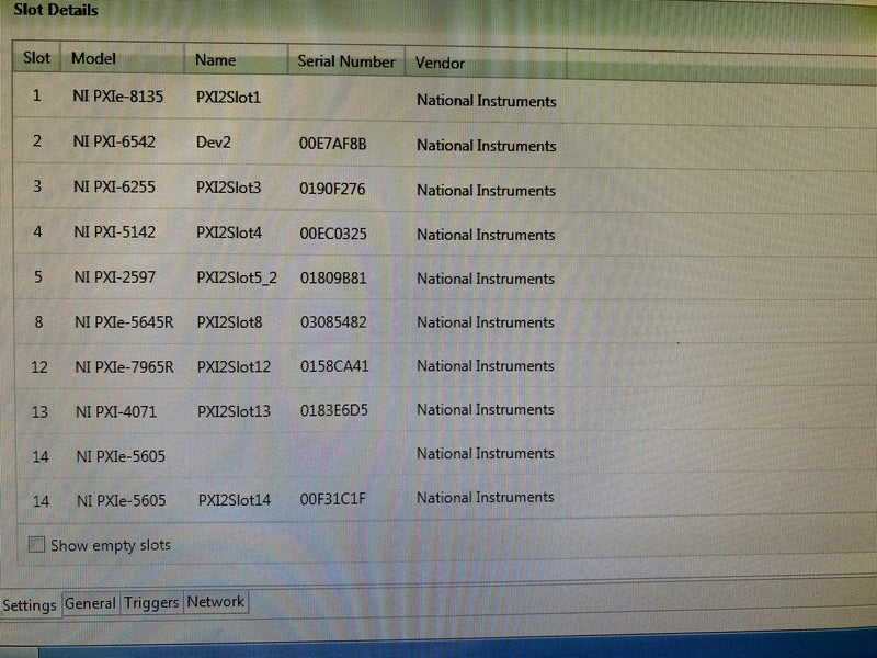 National Instruments NI PXI 6255 M Series Multifunction DAQ Device