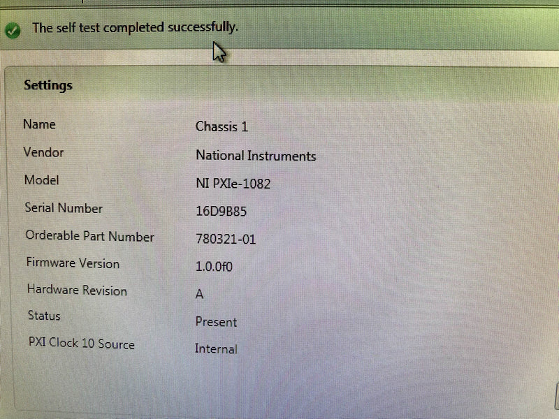 National Instruments NI PXIe 1082 Express Chassis