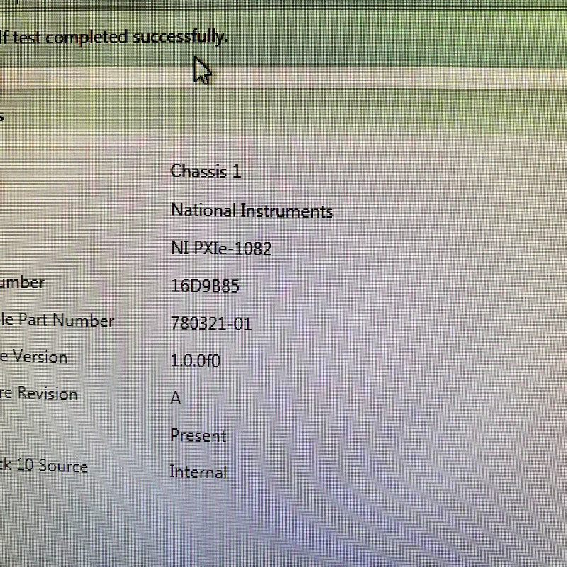 National Instruments NI PXIe 1082 Express Chassis