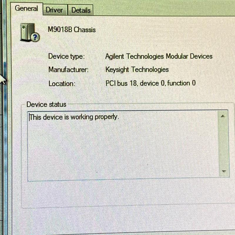 Agilent / Keysight M 9018 B PXIe Chassis