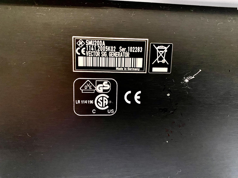 Rohde & Schwarz SMU 200 A Vector Signal Generator