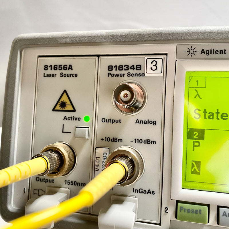 Agilent 81634 B Low Polarization Dependence Optical Power Sensor