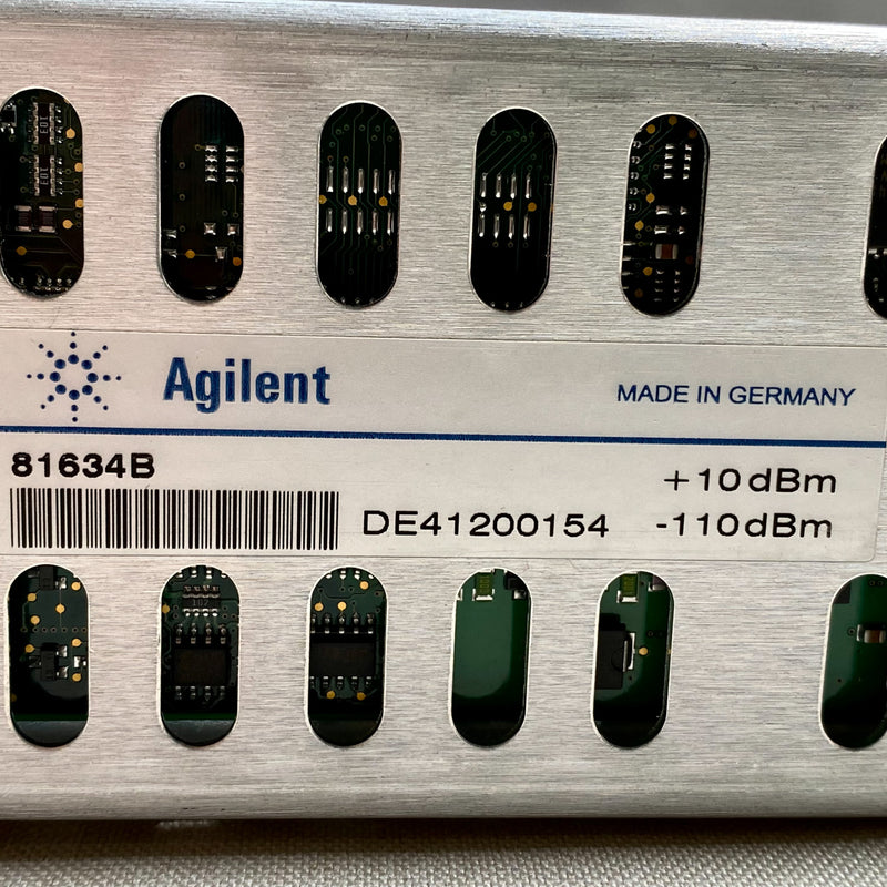 Agilent 81634 B Low Polarization Dependence Optical Power Sensor