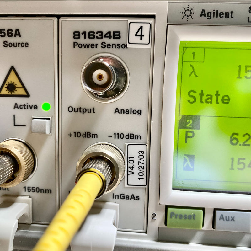 Agilent 81634 B Low Polarization Dependence Optical Power Sensor