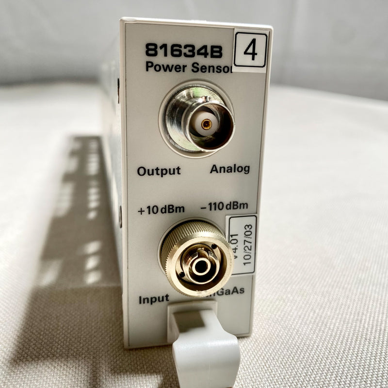 Agilent 81634 B Low Polarization Dependence Optical Power Sensor