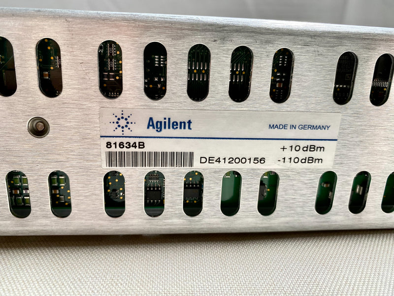 Agilent 81634 B Low Polarization Dependence Optical Power Sensor