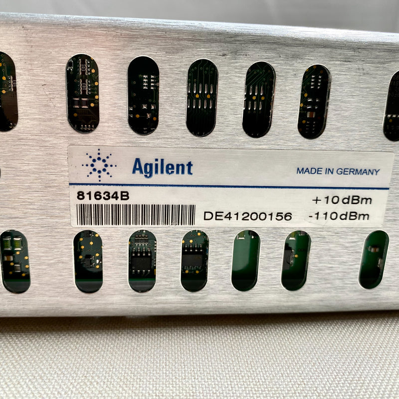 Agilent 81634 B Low Polarization Dependence Optical Power Sensor