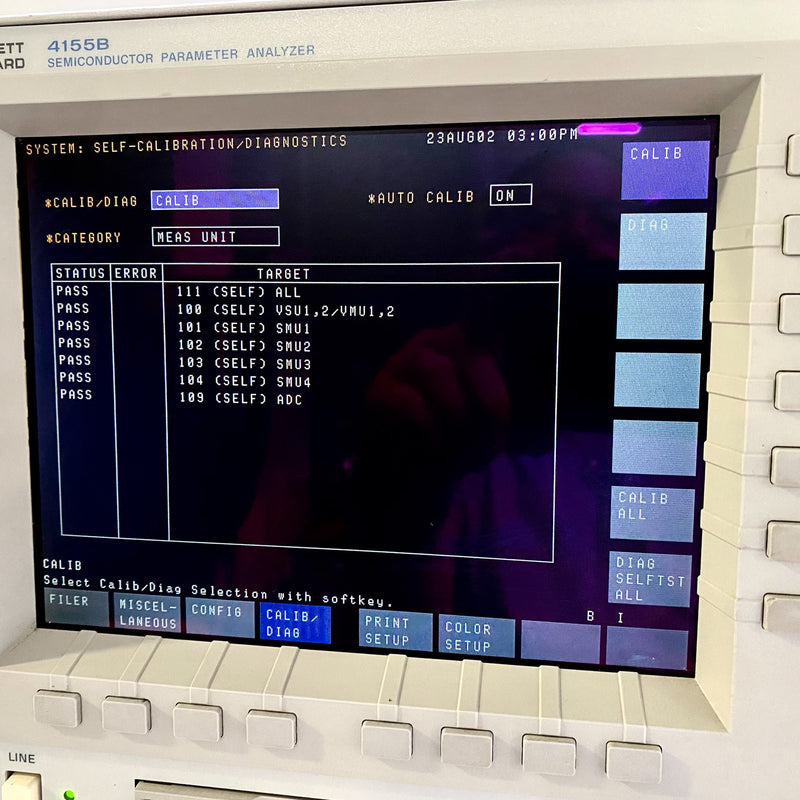 Agilent 4155 B Semiconductor Parameter Analyzer