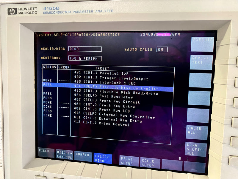 Agilent 4155 B Semiconductor Parameter Analyzer