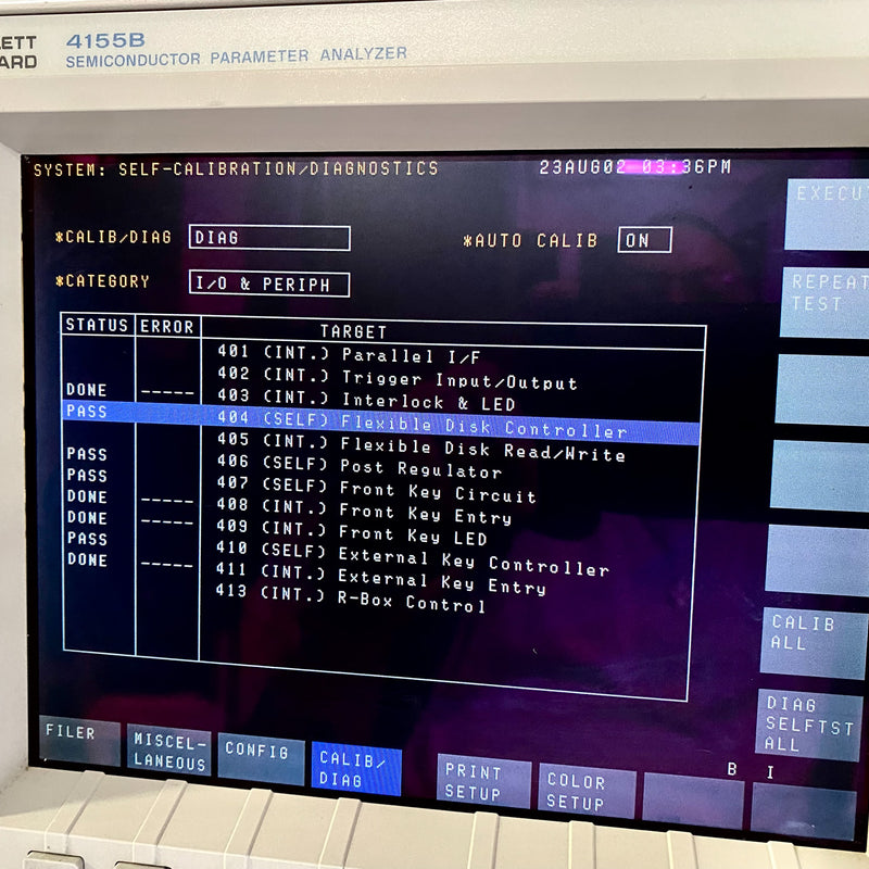 Agilent 4155 B Semiconductor Parameter Analyzer