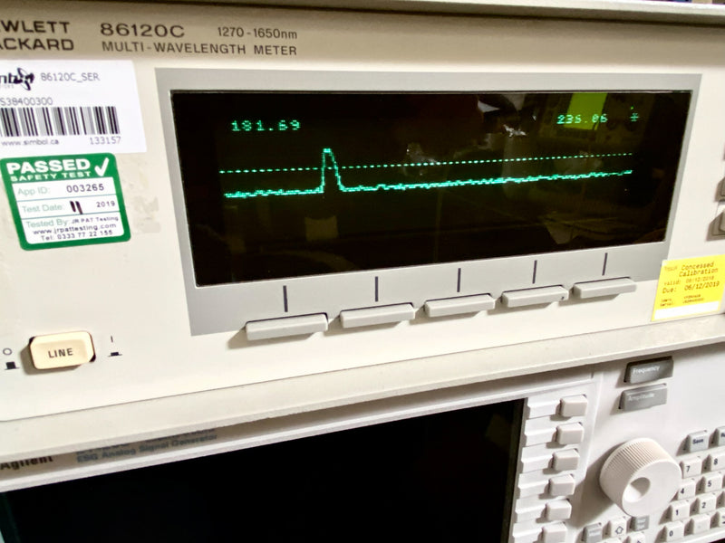 Agilent 86120 C Multi-Wavelength Meter