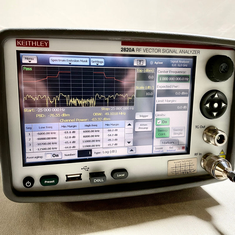 Agilent / Keithley 2820 A RF Vector Signal Analyzer