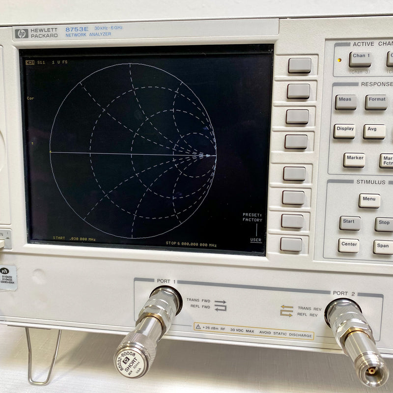 Agilent 8753 E Network Analyzer