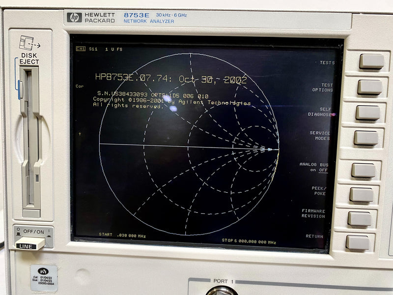 Agilent 8753 E Network Analyzer