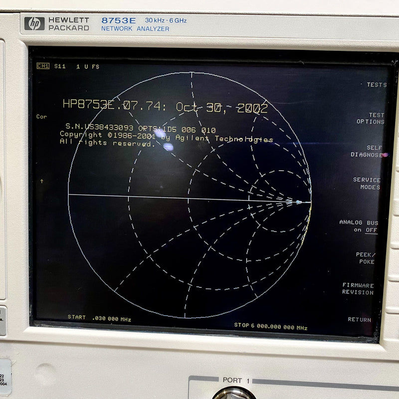 Agilent 8753 E Network Analyzer