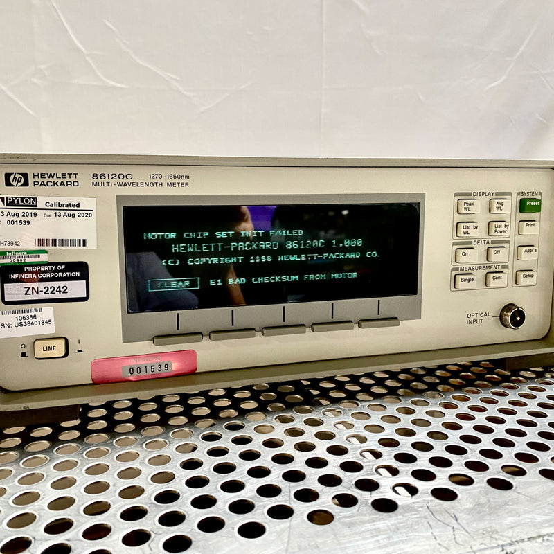 Agilent 86120 C Multi-Wavelength Meter