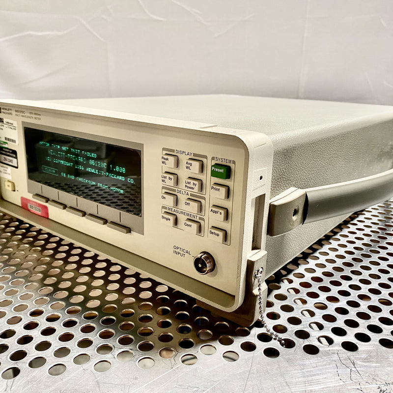 Agilent 86120 C Multi-Wavelength Meter