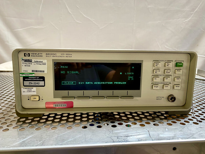 Agilent 86120 C Multi-Wavelength Meter