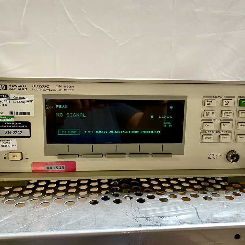 Agilent 86120 C Multi-Wavelength Meter