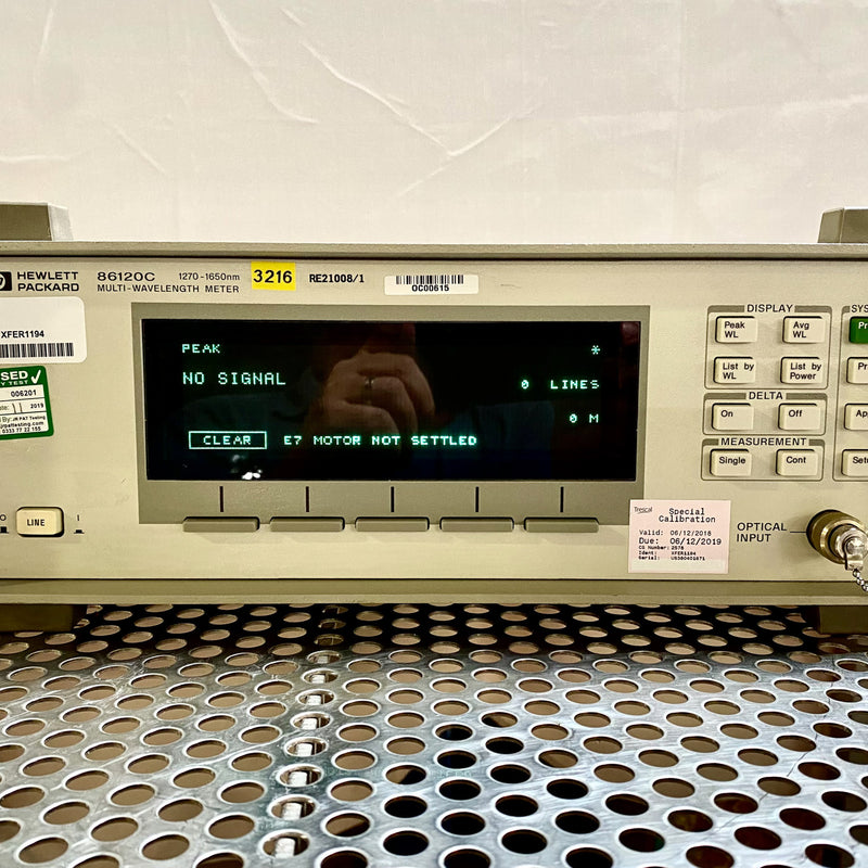 Agilent 86120 C Multi-Wavelength Meter