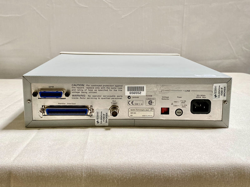 Agilent 4339 B High Resistance Meter