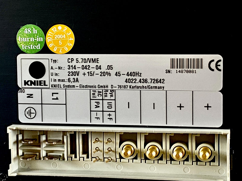 ASML 4022.436.72642 CP 5.70 / VME 5V Module