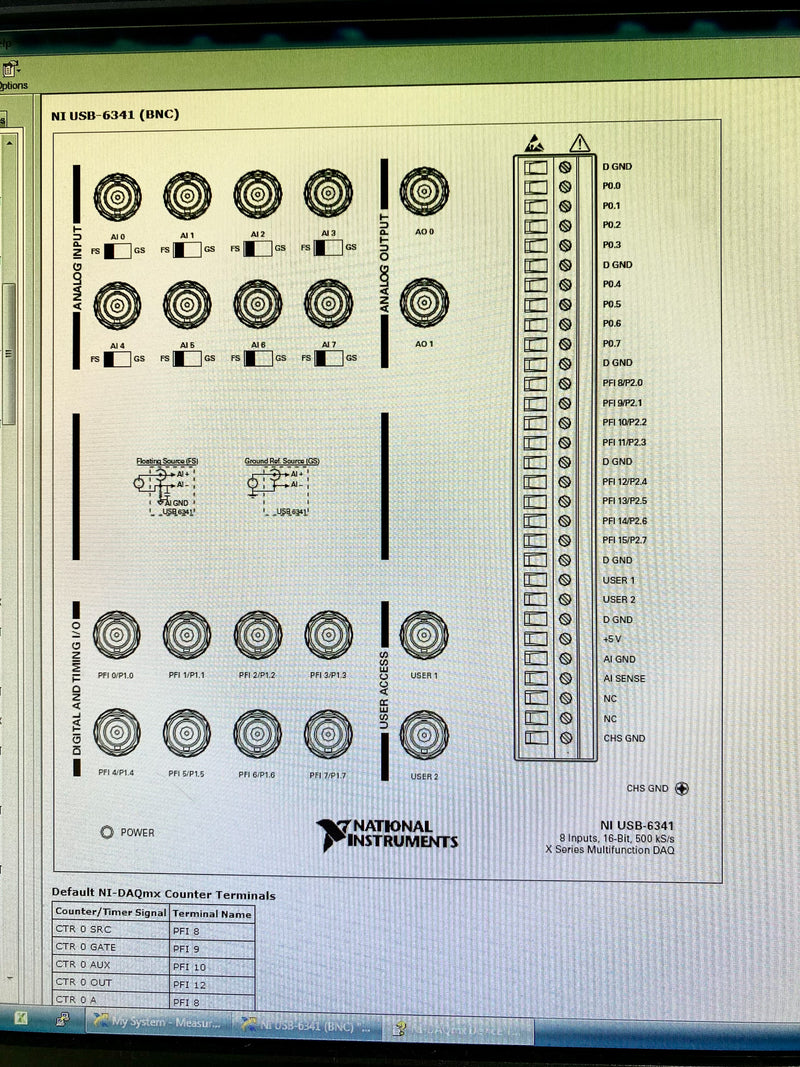 National Instruments NI USB 6341 Multifunction DAQ