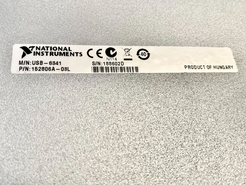 National Instruments NI USB 6341 Multifunction DAQ