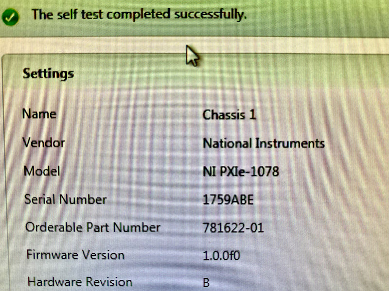 National Instruments NI PXIe-1078 Express Chassis