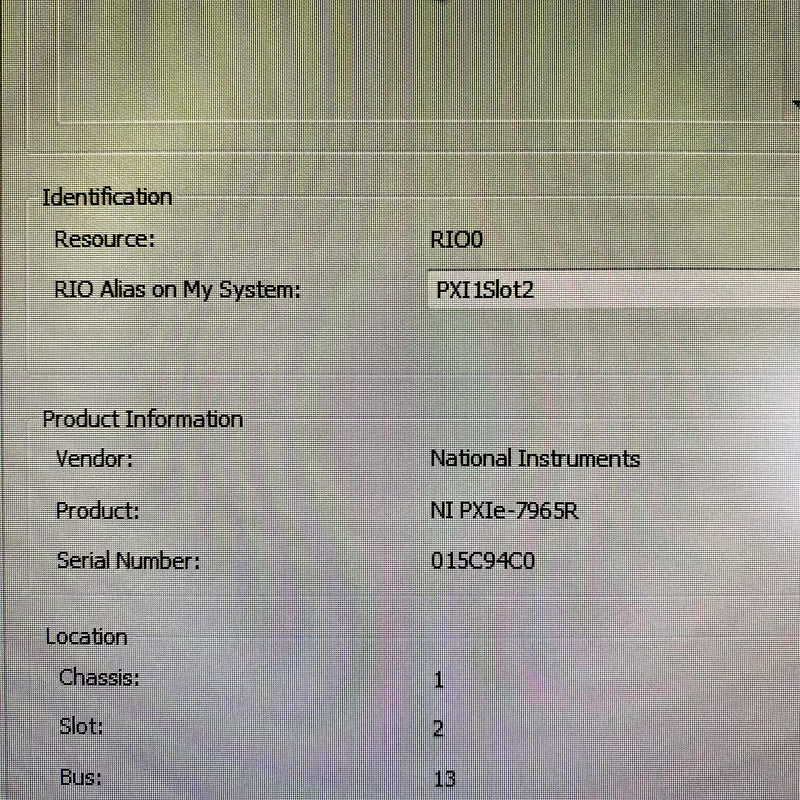 National Instruments NI PXIe 7965 R Ni FlexRIO Module