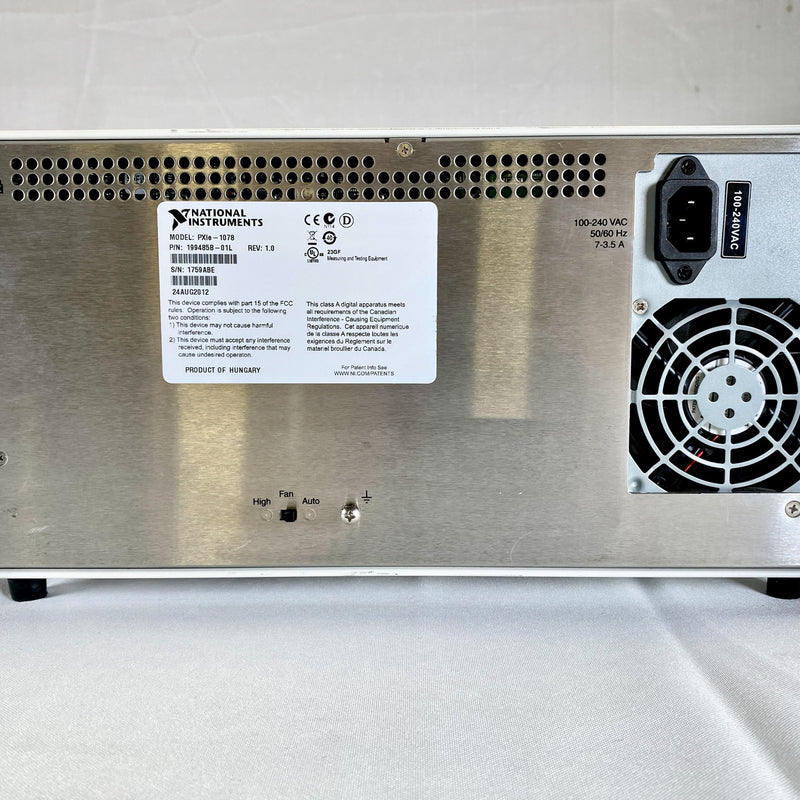 National Instruments NI PXIe-1078 Express Chassis