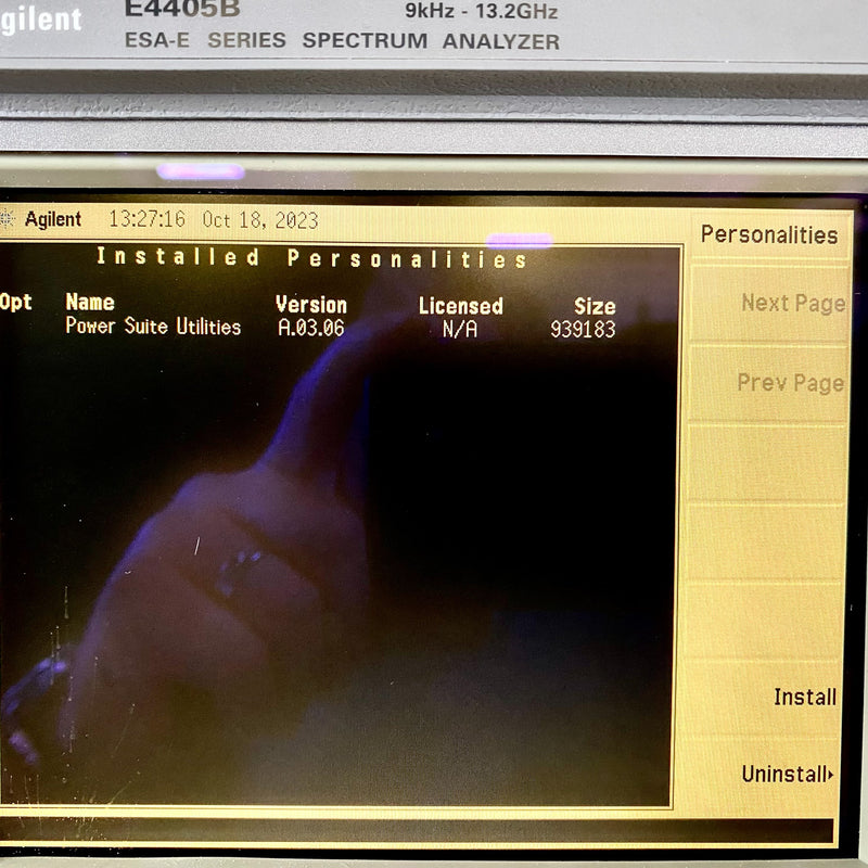 Agilent E 4405 B Spectrum Analyzer