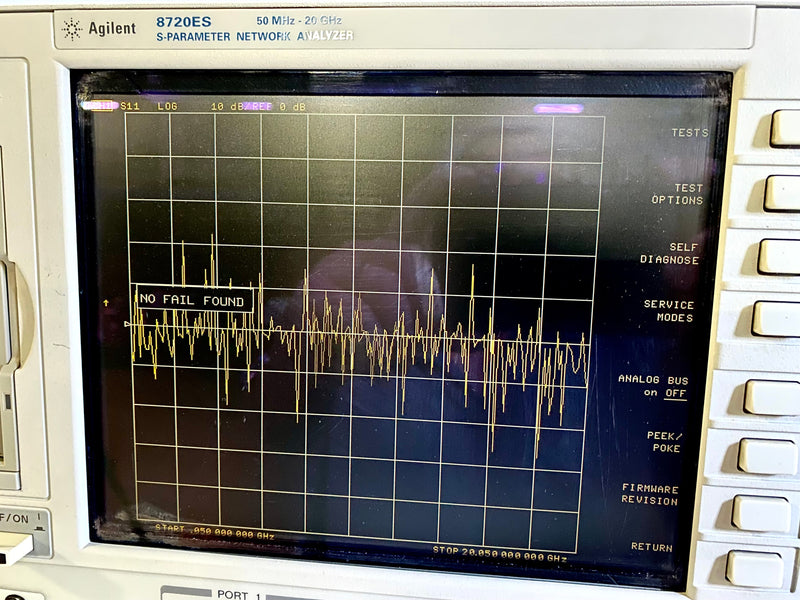 Agilent 8720 ES S-Parameter Network Analyzer