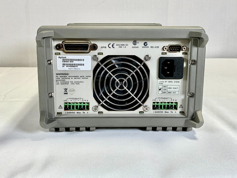 Agilent E 3646 A DC Power Supply