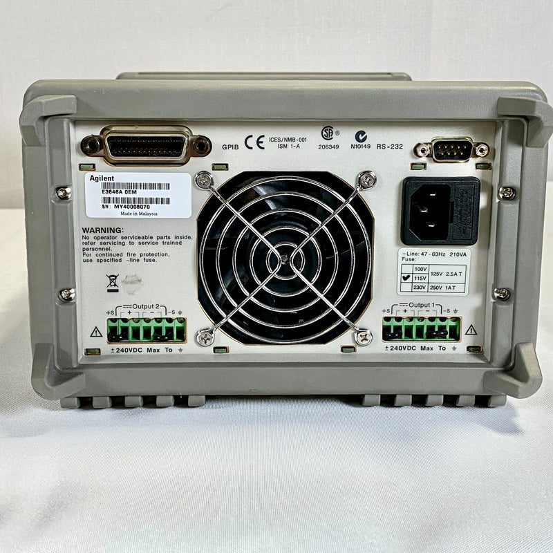 Agilent E 3646 A DC Power Supply