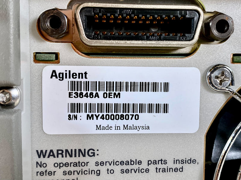 Agilent E 3646 A DC Power Supply