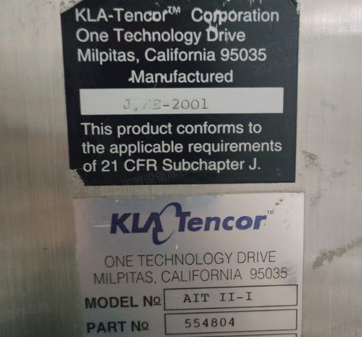 KLA-Tencor AIT II Defect Inspection System