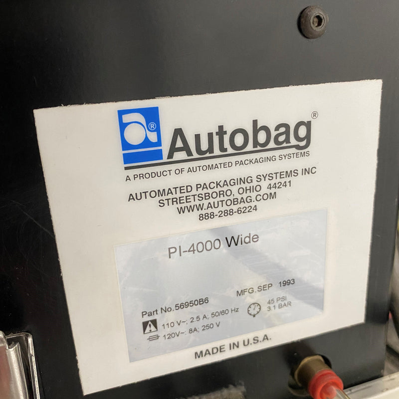 Autobag PI 4000 Wide Bagger