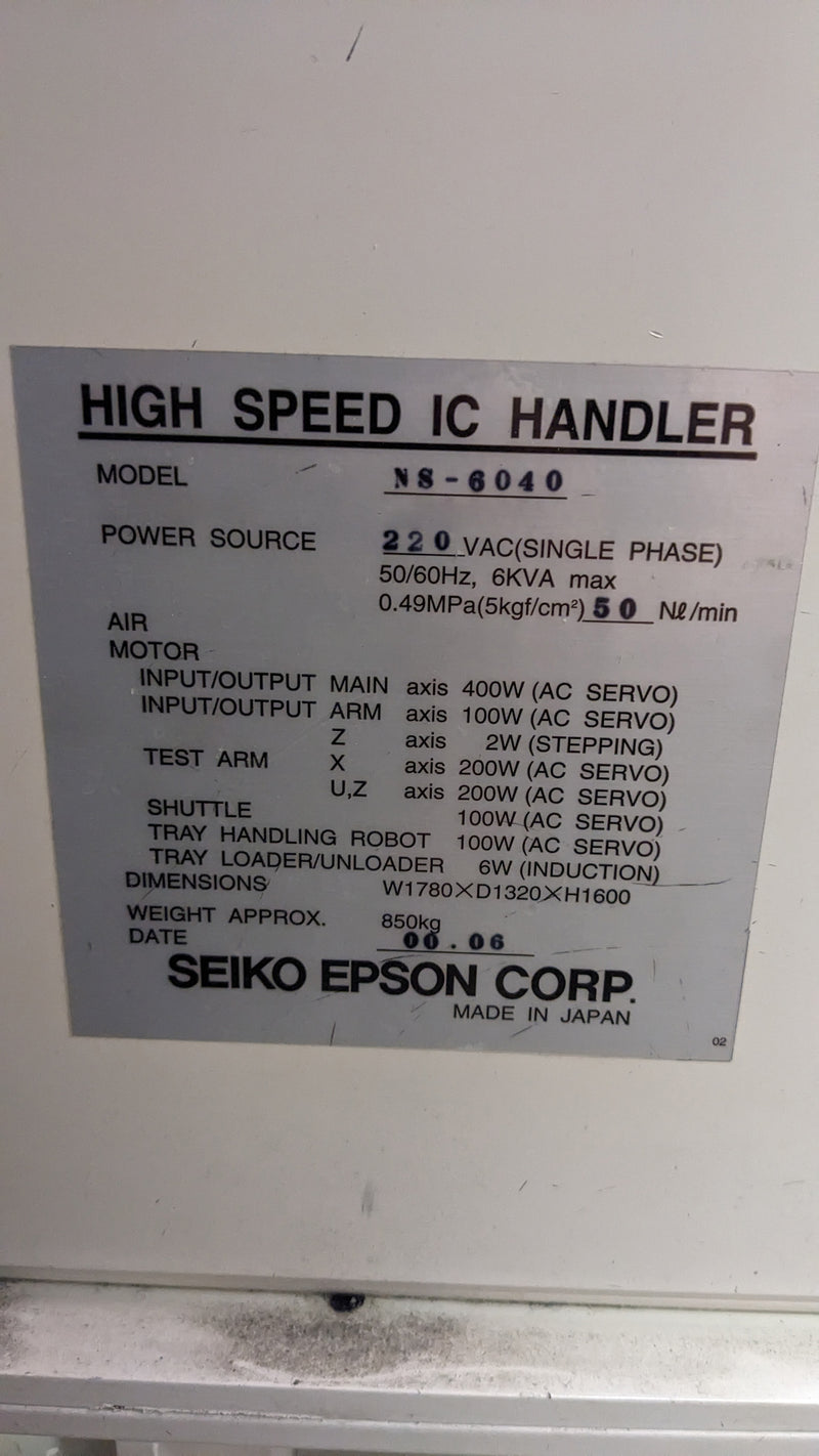 Seiko / Epson NS 6040 Handler