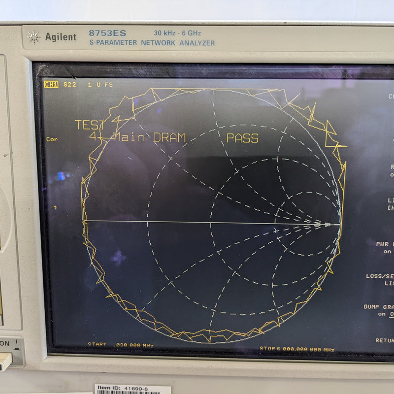 Agilent 8753 ES S-Parameter Network Analyzer