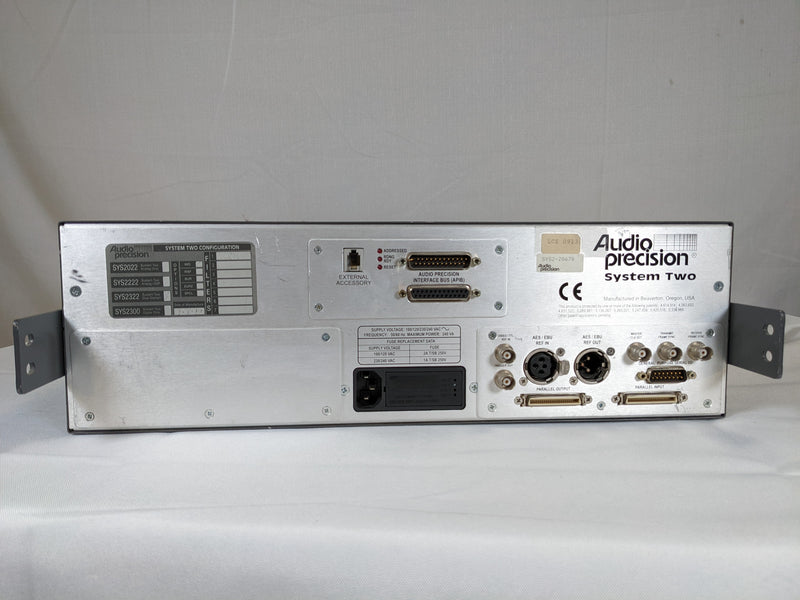 Audio Precision System Two 2322 Analog Signal Generator