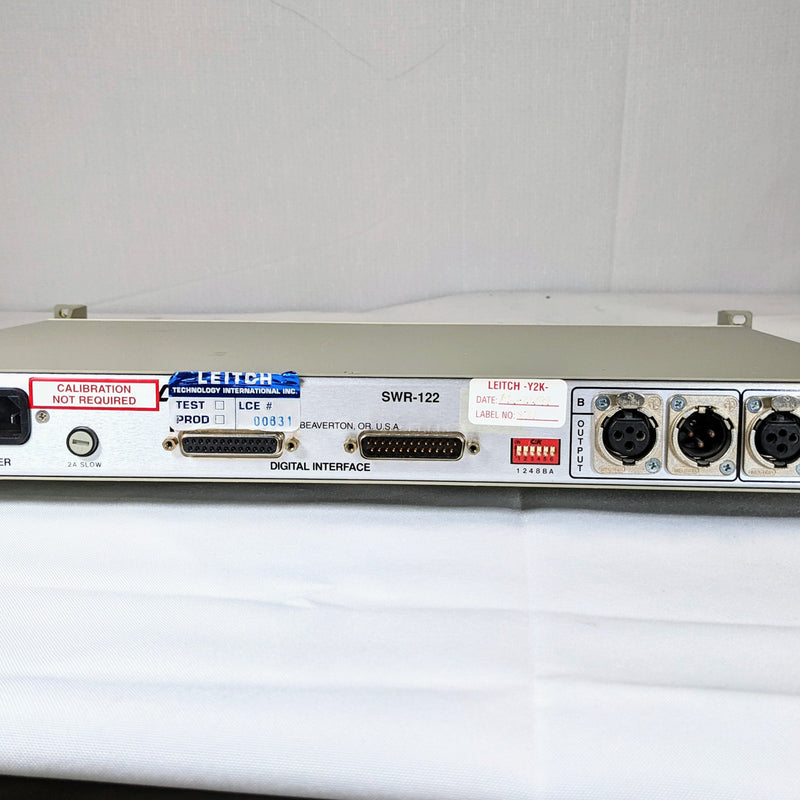 Audio Precision SWR 122 F Series Switch