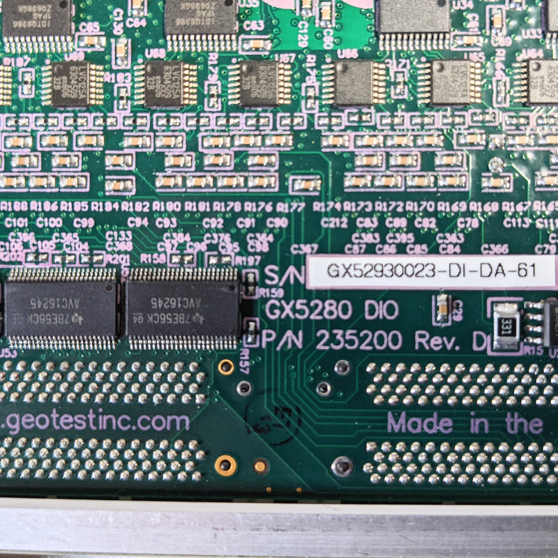 Geotest GX 5293 I/O PXI Card