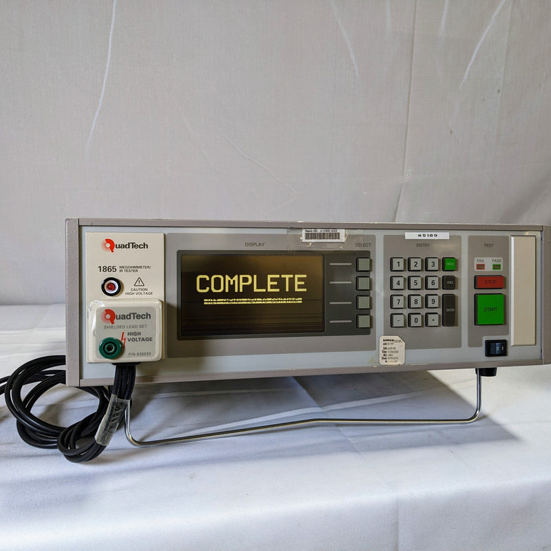 Quadtech 1865 Megaohm Meter / IR Tester